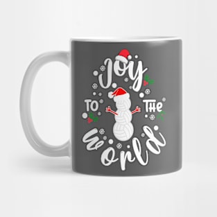 Christmas Volleyball Joy To The World Funny Volleyball Lover Mug